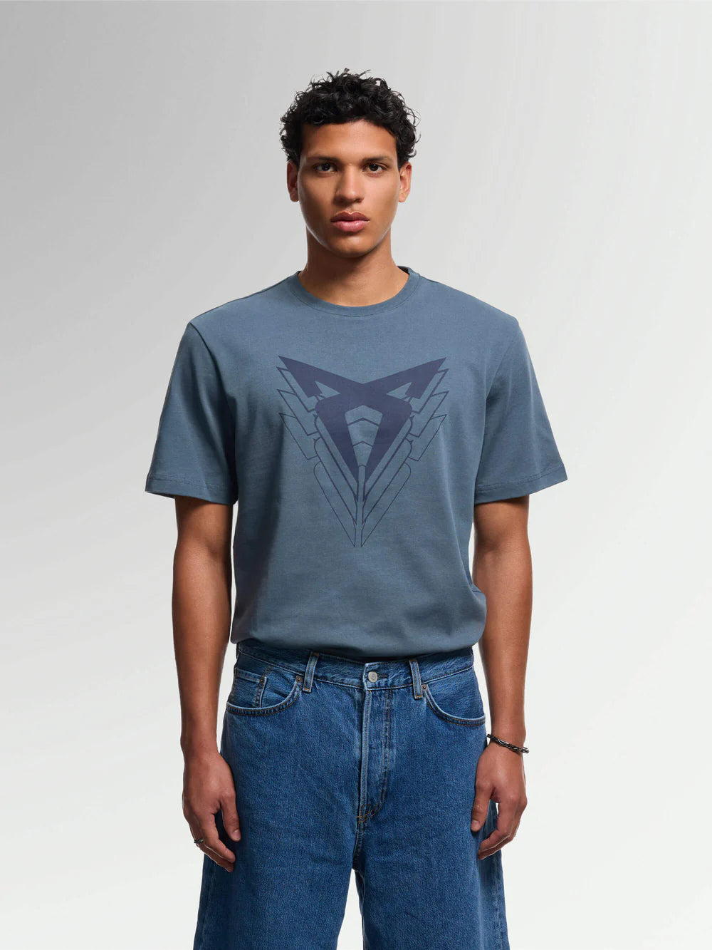 Big Logo T-Shirt - M - Grey